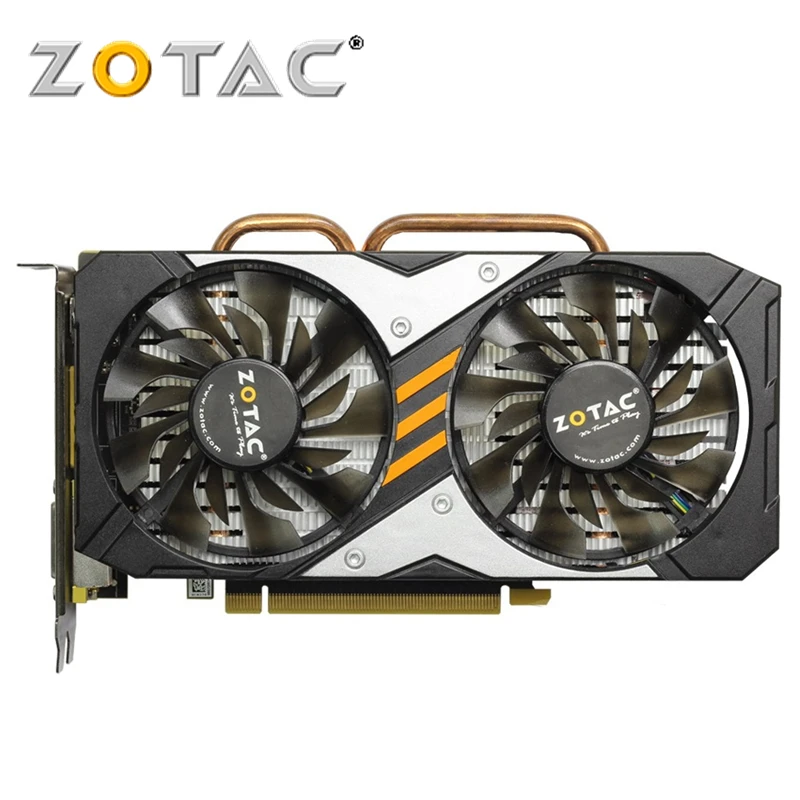 ZOTAC оригинальная видеокарта GPU GTX 960 4GD5 128 бит GDDR5 видеокарты GM206 PCI-E для NVIDIA карта GeForce GTX960 4 Гб Разрушители