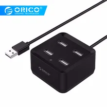 ORICO USB 2,0 концентратор DH4U-U2 высокоскоростной Мульти usb 4 порта USB2.0 концентратор USB с USBS pltter Кабель-адаптер для ноутбука ПК Apple Macbook