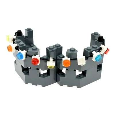 Urban house accessories building blocks fence railroad shell barrier garden ladder stairs assembly bricks LegoINGly toy friends