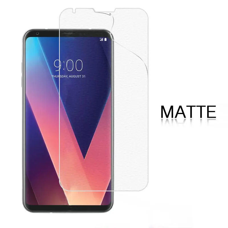 Антибликовая матовая пленка для LG V35 THINQ V350ULM 6 в HD прозрачный глянцевый защитный
