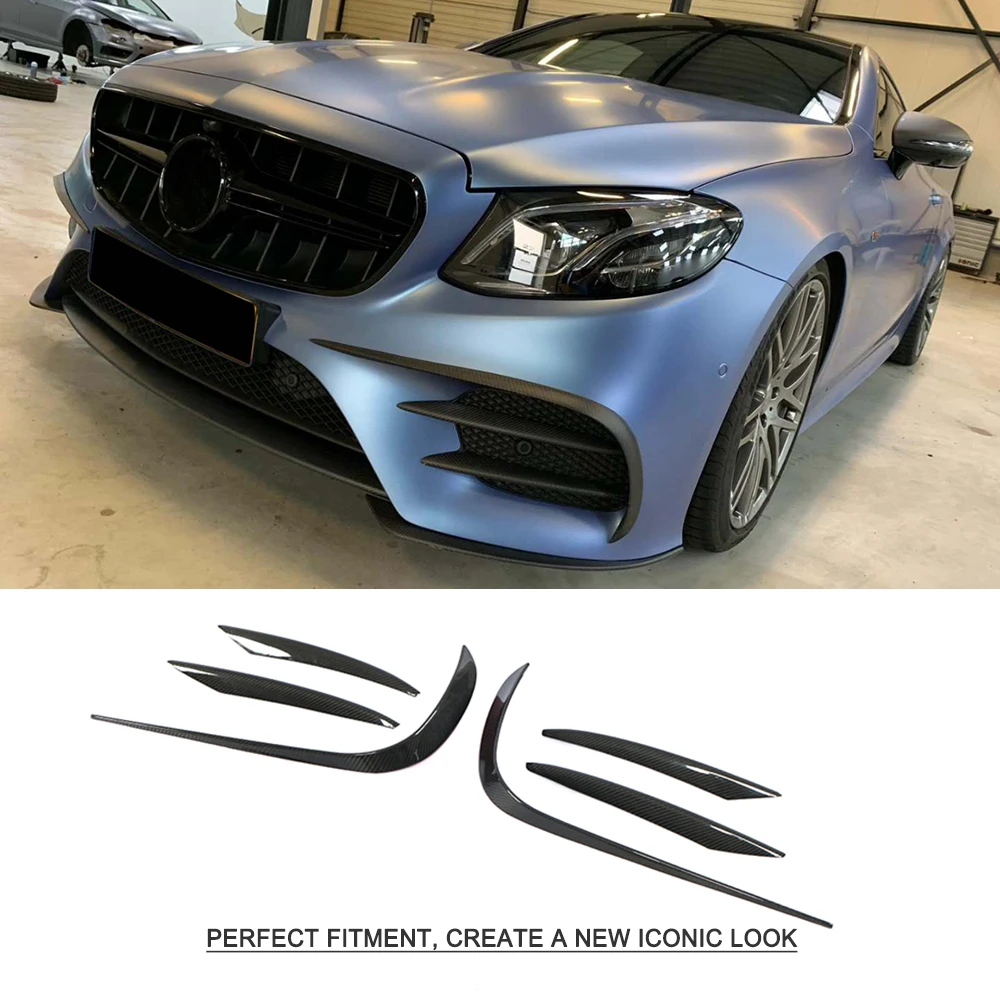 6 шт. передние вентиляционные отверстия для бампера Mercedes Benz E Class C238 E300 E400 Sport E43 AMG