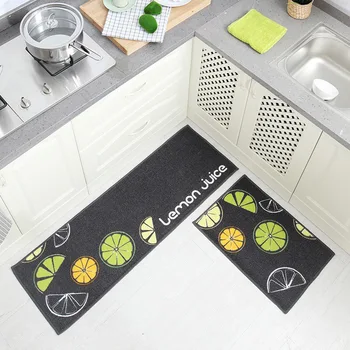 

Anti-slip Kitchen Mat Long Bath Carpet Modern Entrance Doormat Tapete Absorbent Bedroom Room Floor Mats rug decoration stripe