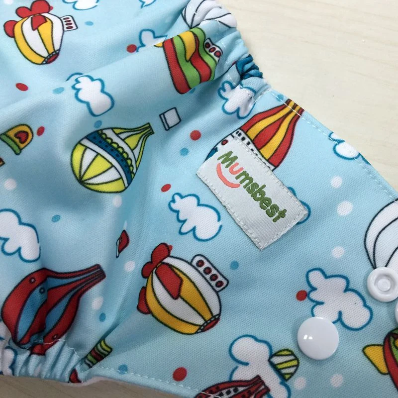 [Mumsbest] New Design Baby Cloth Diaper with Microfiber Insert Waterproof PUL Digital Position Reusable Pocket Cloth Nappies
