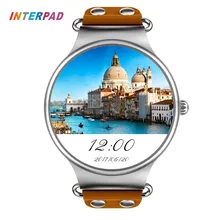 2017 Interpad KW98 Smart Watch Android 5.1 3G WIFI GPS Watch MTK6580 Smartwatch iOS Android For Samsung Gear S3 Xiaomi PK KW88