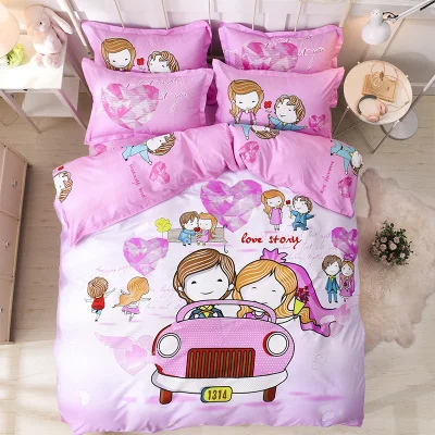 

Bedding Set Queen King Size ,double single Duvet Cover 3/4 Pcs linens USA Russia Size, 1pcs Duvet Cover And 1 Pcs Bed Sheet