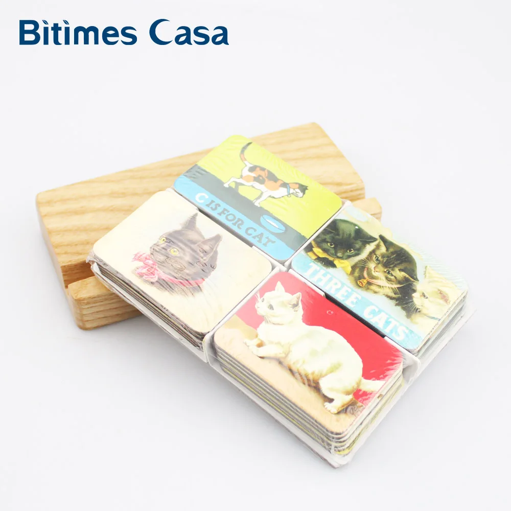 Набор магнитов для кошек Bitimes 24 шт. милый холодильник украшение дома магнитные