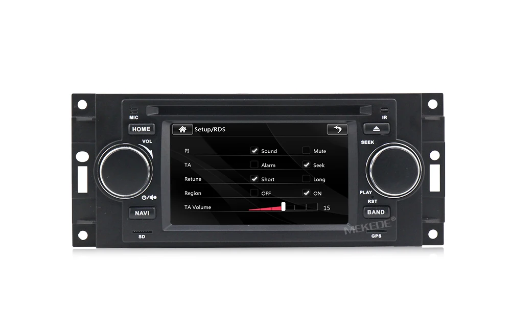 Clearance MEKEDE Car DVD GPS Navigation Player For Chrysler 300C PT Cruiser Dodge Ram Jeep Grand Cherokee With Radio BT 1080P USB free Map 8