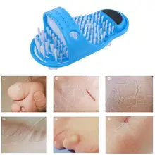 1 шт синяя пластиковая щетка для ванной, обуви, душа, массажные тапочки, щетка для банной обуви, хорошо подходит для ног, пемза, скребок для ног, щетки