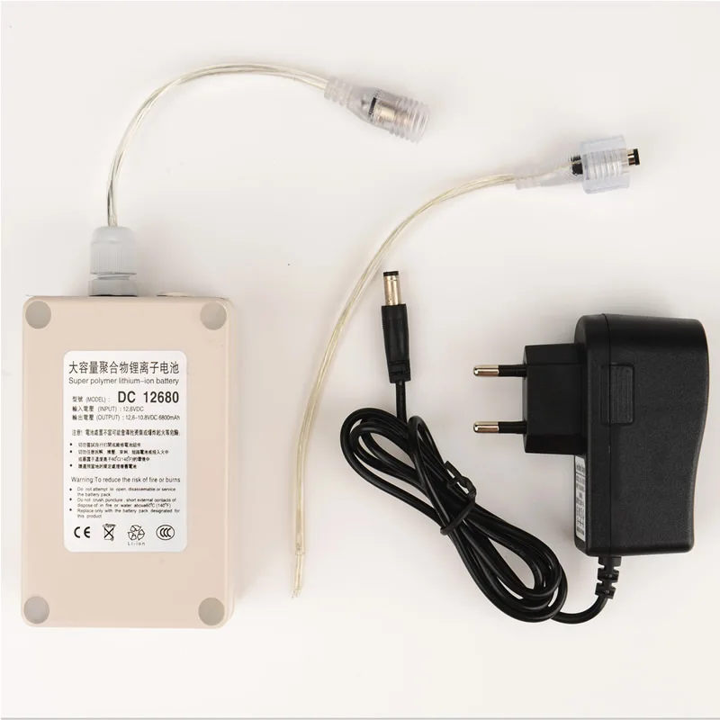 

D C 12V 6800Mah lithium battery pack waterproof multi-purpose spare rechargeable battery for CCTV Camera electronic DC Battery
