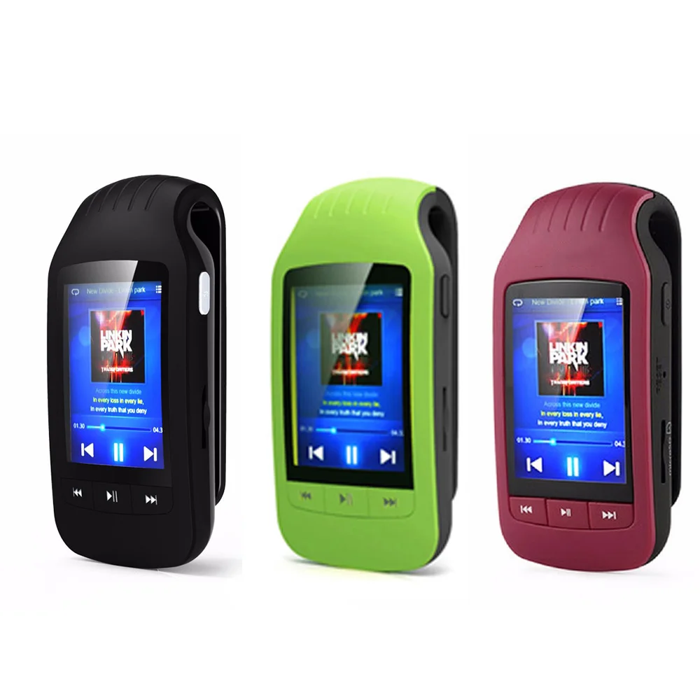 HOTT 1037 Bluetooth MP3 плеер 8 Гб клип MP3 музыкальный плеер портативный спортивный шагомер FM радио SD карта 1,8 дюймов экран MP3