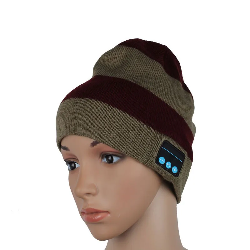 

Winter Special Design Soft Unisex Warm Hat Wireless Bluetooth Smart Cap Headset Headphone Speaker Mic Solid Casual Hat Nov4