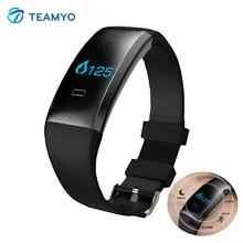 Teamyo в2 bluetooth умный браслет артериального давления смотреть пульс кислорода в крови монитор спорт браслет с шагомером удаленной камеры