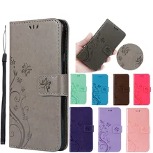 Роскошный чехол-книжка из искусственной кожи с тиснением в виде бабочки для samsung A10 A20E A70 A50 A30 A20 A40 S10 5G