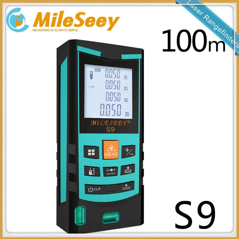 

Mileseey S9 100M Blue Laser Range Meter Rangefinder Laser Slope Laser Rangefinder Tools
