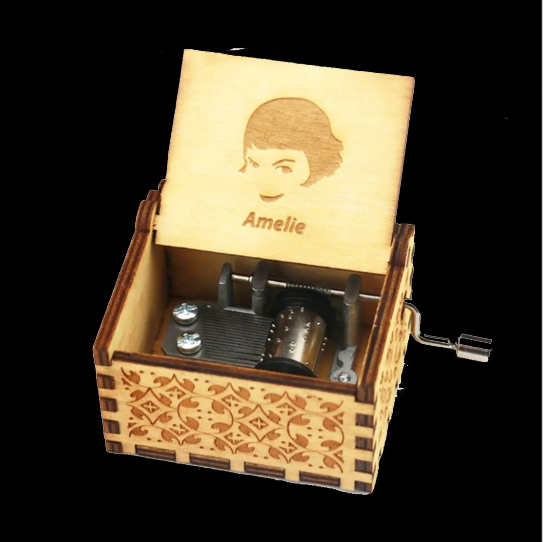 

Wholesale Wooden Handmade Music Box ANGEL AMELIE Theme Wooden Music Box with More Than 20 Styles To Choose From