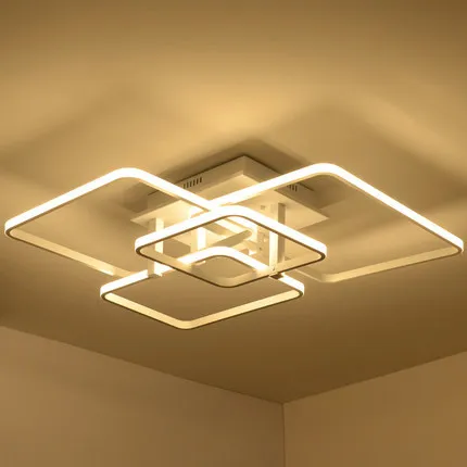 Remote Control Ceiling Led Light Living Room Modern Home Lights Remote Control Ceiling Led Light Living Room Modern Home Lights Acrylic Lampshade Illumination Ac100