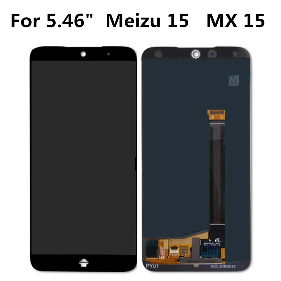 ЖК дисплей joliwow для Meizu 15 MX MX15 M881Q C 5 46 дюйма Snapdragon 660 Super AMOLED сенсорная панель