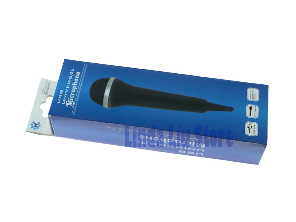 Microfono Cablato Usb Universale Da 10 Pezzi Per Console Pc Ps2/Ps3/Xbox One/Xbox360/Wii