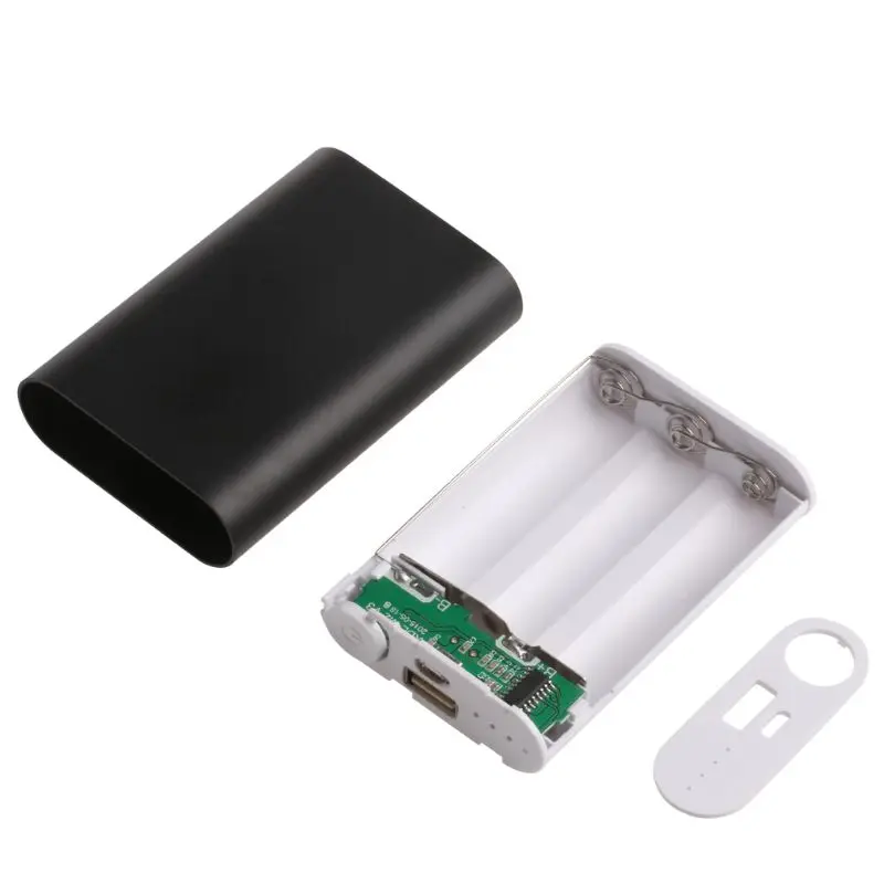 Power Bank Case Kit Aluminum 5V 2A 3X 18650 Battery Charger Box Power Bank Case Kit Aluminum 5V 2A 3X 18650 Battery Charger Box