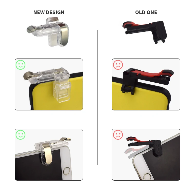  For Pubg Game Gamepad For Mobile Phone Game Controller l1r1 Shooter Trigger Fire Button For IPhone 