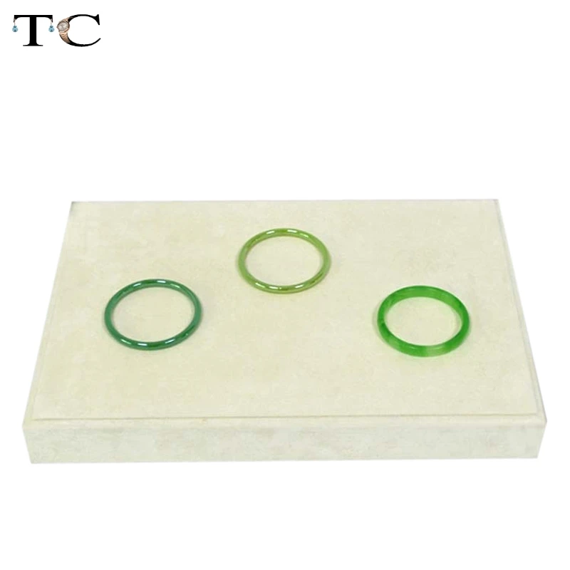 Jewelry Display Jewelry Stents Gold Jewelty Holder Cases Beige Velvet Stents Display Shelf Jewelry Showed