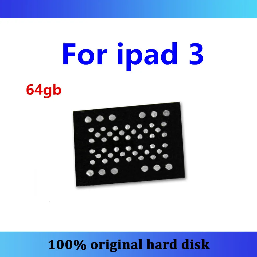 1 шт./3 шт./5 шт./10 шт./партия жесткий диск NAND Flash Memory IC для ipad 3 HDD 64 Гб