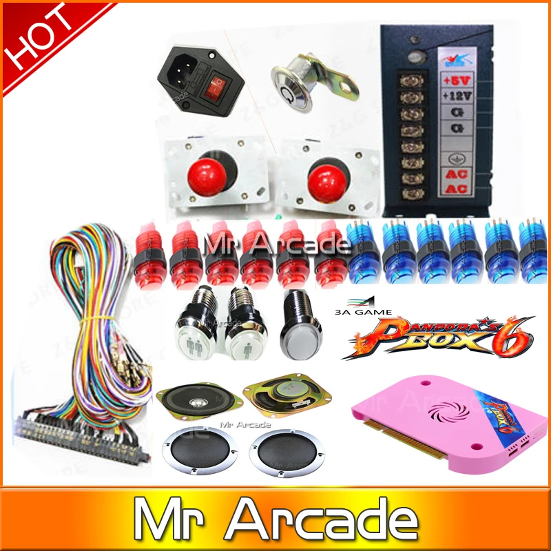

HOT SALE Pandora Box 6 1300 in 1 arcade Version CGA&HDMI&VGA arcade kit
