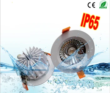 

HY New 220V 110V 85-265V IP65 waterproof LED down light 5W 7W 9W 12W 15W led ceiling light AU EU UK Special indoor free shipping