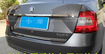 

High quality stainless steel Rear Trunk Lid Cover Trim For 2013 2014 Skoda Rapid