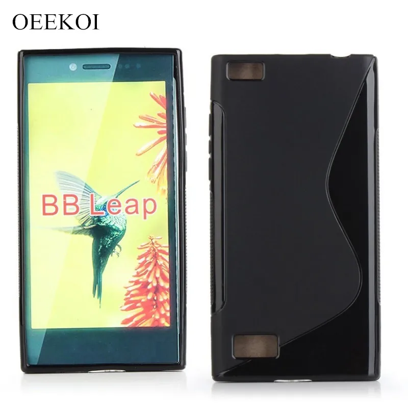 

S Line Design Soft Gel TPU Cover Phone Case for BlackBerry Leap