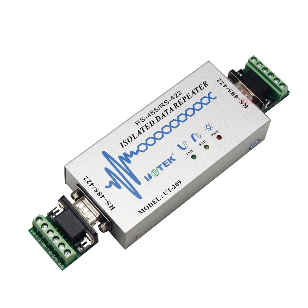 UTEK UT-209 RS485/422 repeater industrial grade photoelectric isolation signal amplifier converter UTEK UT-209 RS485/422 repeater industrial grade photoelectric isolation signal amplifier converter