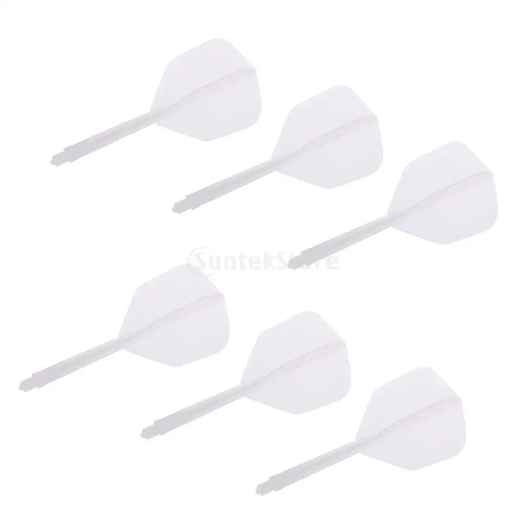 12Pcs Transparent 2BA Thread Dart Shafts and Dart Flights Connection 2 Colors Dart Shaft Dart Accessories