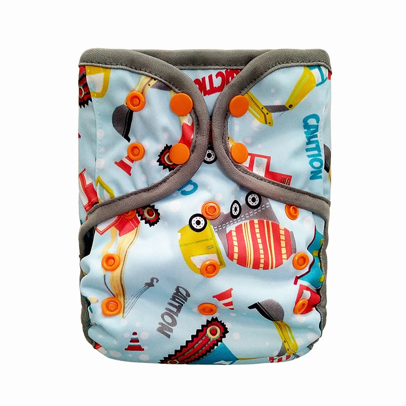 4 шт. Детские водонепроницаемые подгузники с вставками|washable nappies|baby nappiescover happy flute |