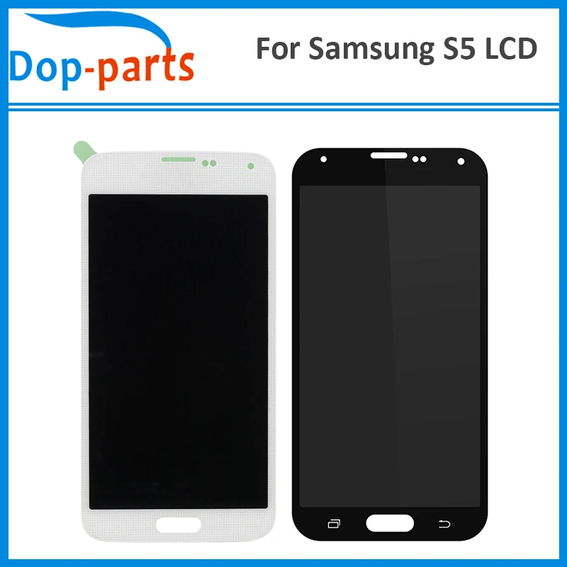 

20Pcs LCD For Samsung Galaxy S5 i9600 G900 G900F G900M No Dead Pixel Touch Digitizer Screen Assembly Replacement AAA+++Quality