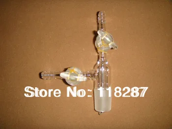 

Vacuum Transfer Adapter, with 2 Glass stopcocks,Vacuum Adapter,lab glassware