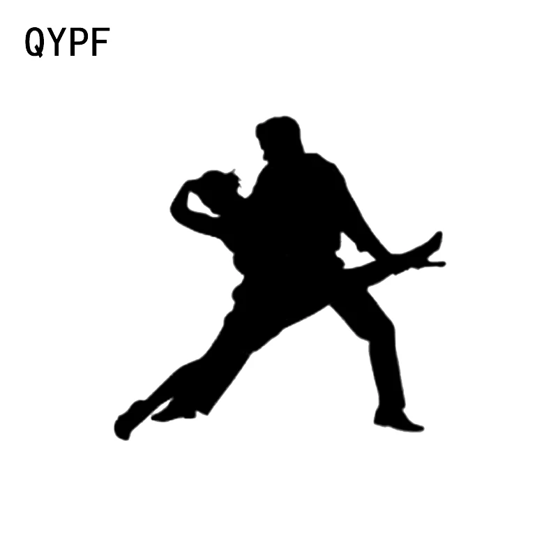 

QYPF 11*10.8 Interesting Dancer Jumping Break Dance Decor Car Sticker Vinyl C16-2163