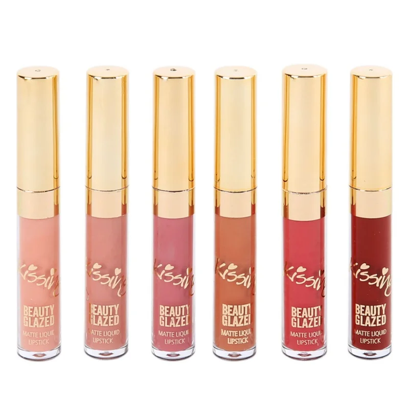 

Women Beauty liquid Makeup Matte Lipstick Lip Kit Gloss Long Lasting Lipstick Cosmetics Lip Gloss New 2018