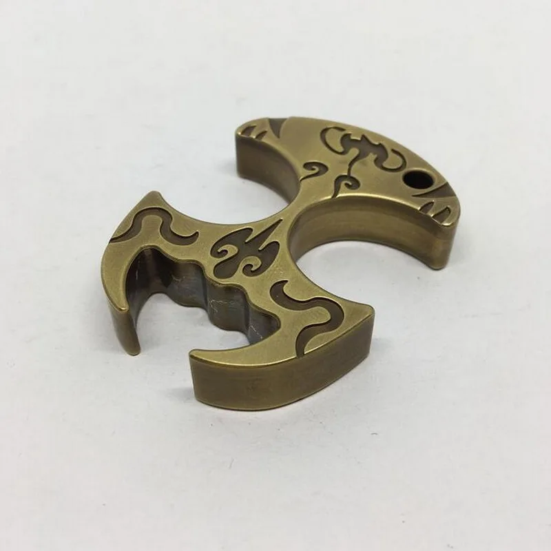 

Pure copper outdoor multi-function edc tool, EDC player equipment, carry-on keychain, self-defense window breaker. Bottle opener