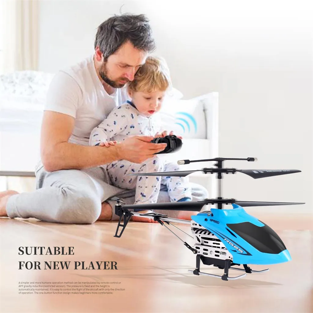 RC Helicopter Aircraft Flying Toys Helicopter With Remote Control Altitude Hold RC Alloy Drone Toy Gift 5.15