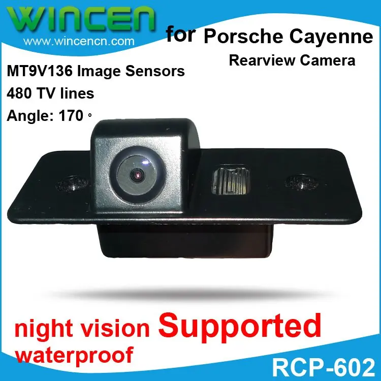 High Quality HCCD Rearview camera for Porsche Cayenne with 170 Degree