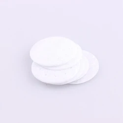 100PCS White and Black Round Felt Fabric Pads - DIY Accessory Patches and Fabric Flowers (40MM  100pcs)