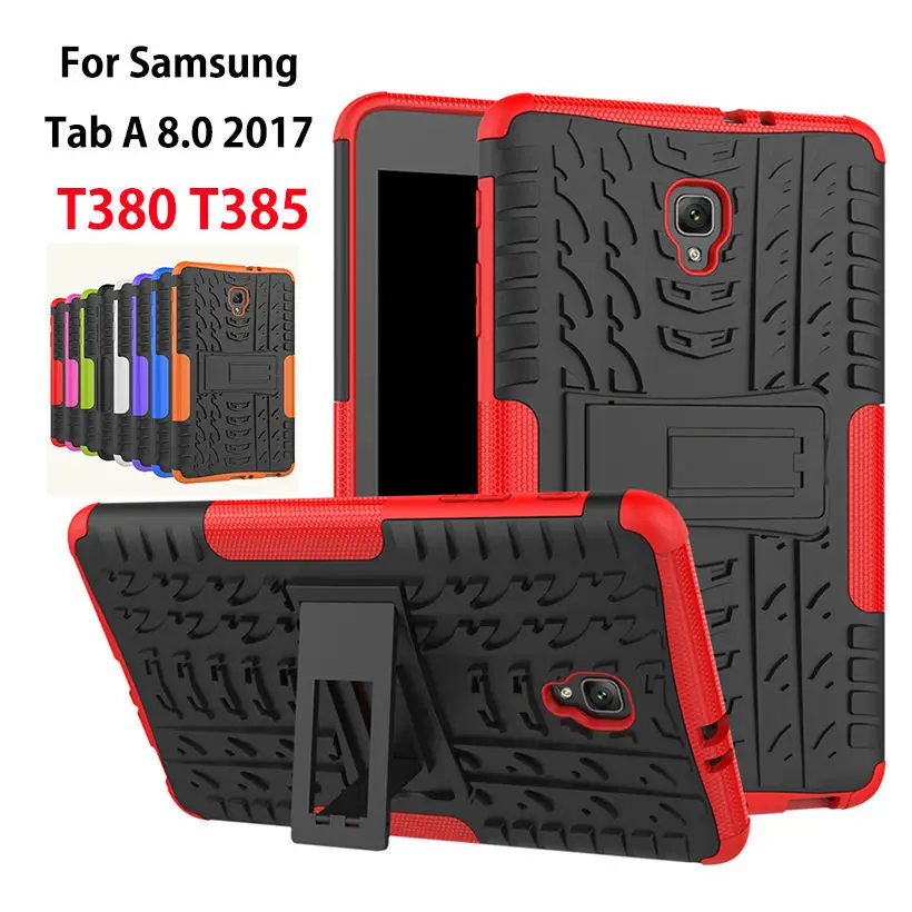 Case For Samsung Galaxy Tab A 8.0 T380 T385 2017 Cover Heavy Duty 2 in 1 Hybrid Rugged Durable