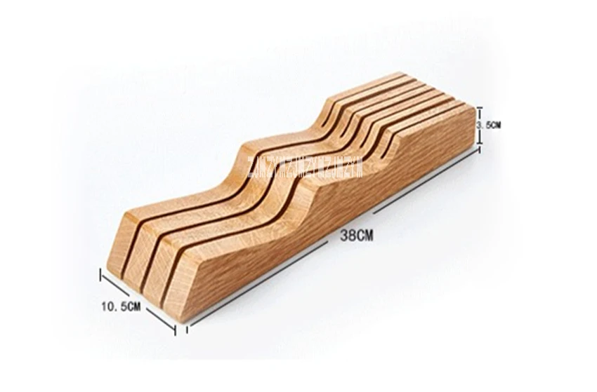 Высококачественная креативная подставка для ножей с выдвижным ящиком, натуральная деревянная подставка для ножей, ресторанных кухонных принадлежностей, Держатель ножей из цельного дерева
