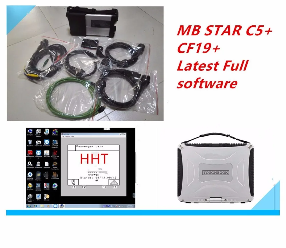 

2019 Best MB STAR C5 and Toughbook CF19 Diagnostic PC with V2019.05 Software HHT WIN for MB SD C5 Full Set Ready To Use
