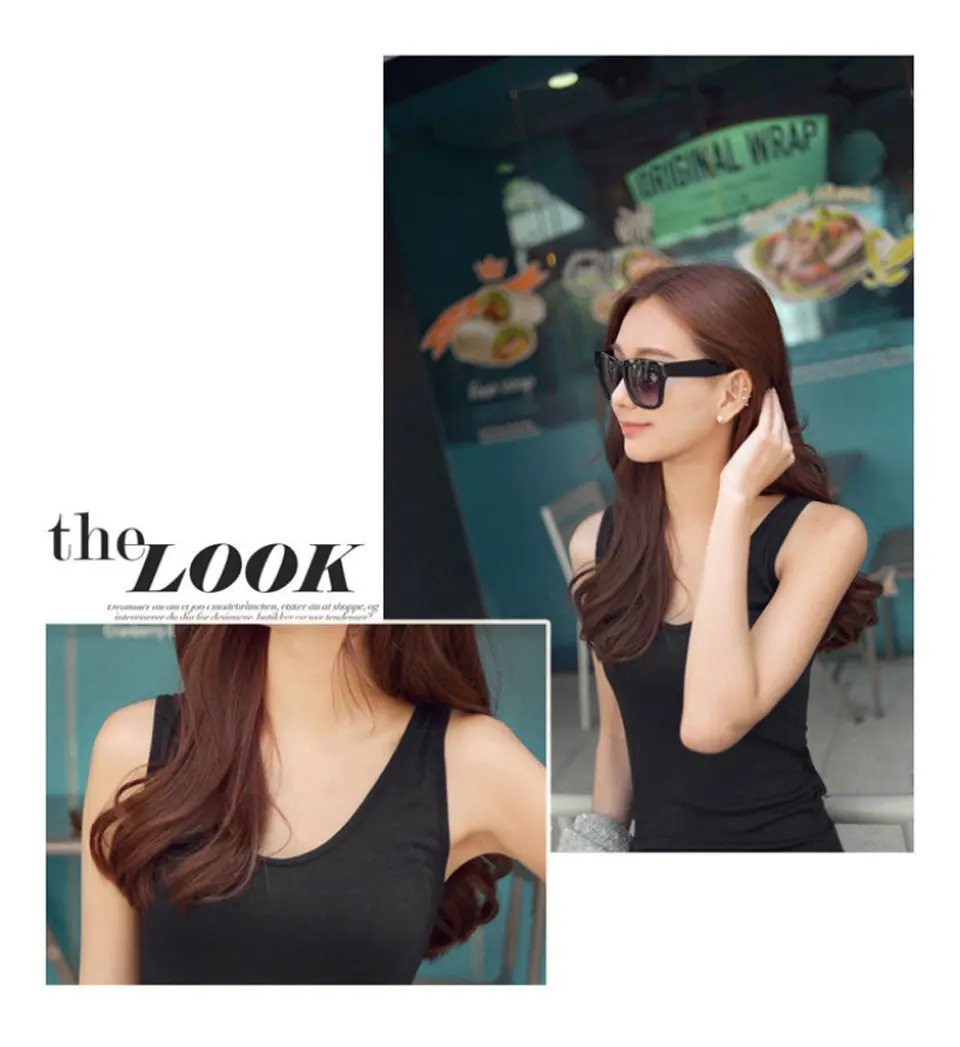 Strap vest cotton summer fine thread vest vest Y-line camisole vest jacket cotton (2)