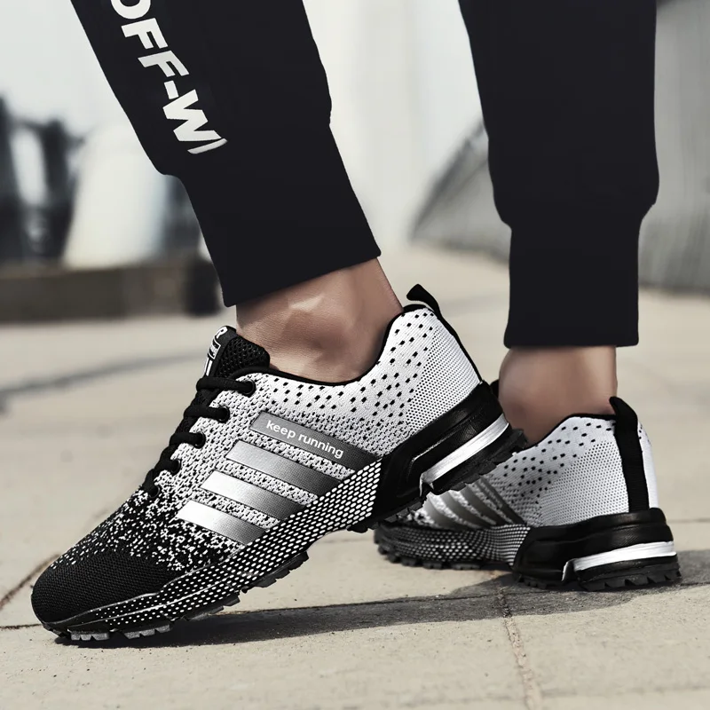 

New Running Shoes Unisex Big Size 35-46 Jogging Sneakers 2019 Summer Autumn Trainers Male Krasovki Breathable Lightweight Shoes