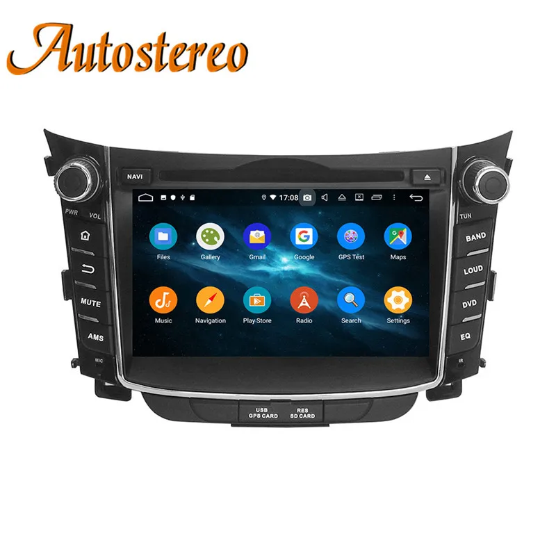 DSP автомобильный dvd-плеер Android 9 комплект с gps-навигатором для hyundai I30 Elantra GT 2012+ Мультимедиа Радио магнитола авто стерео