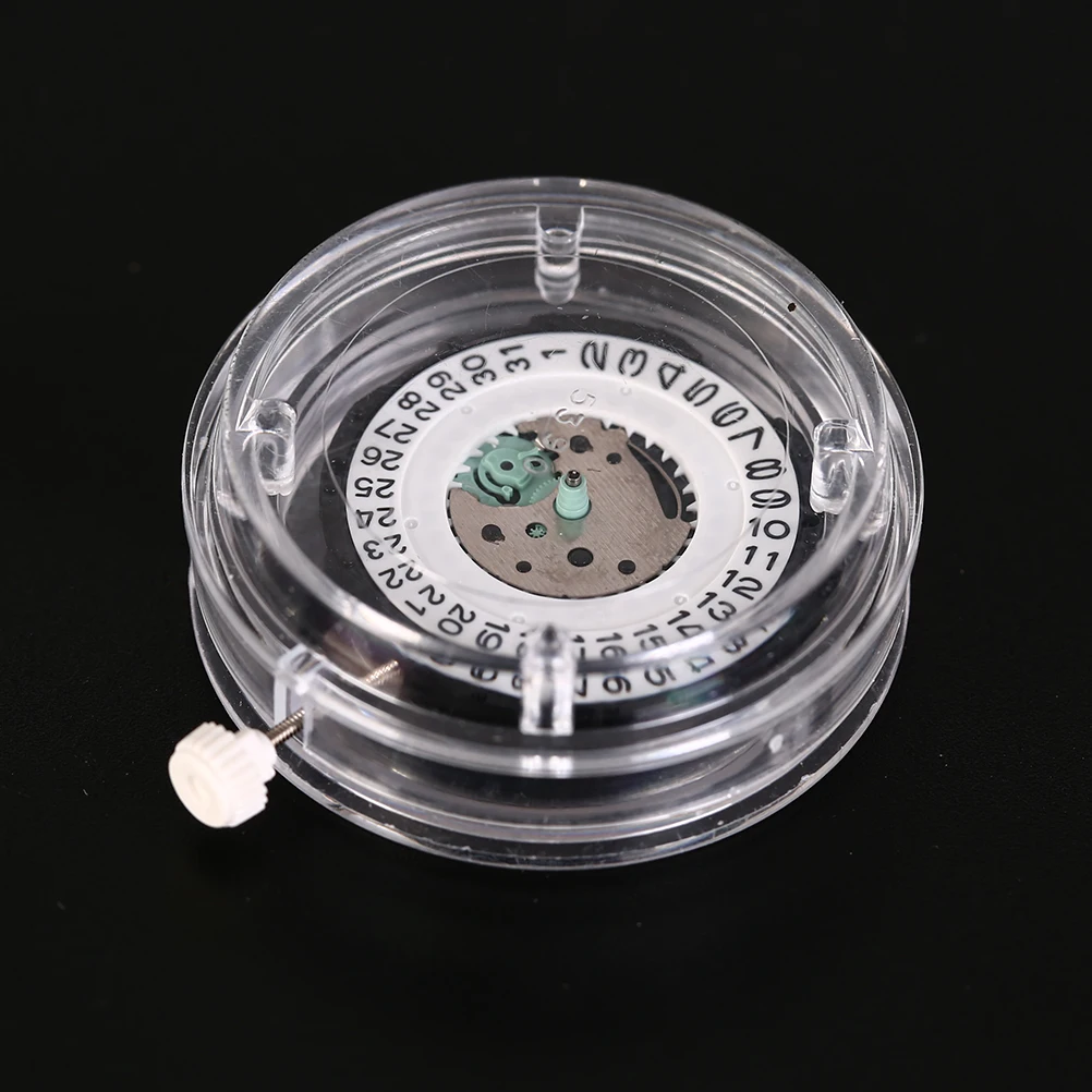 1Pcs Quartz Round Watch Movement Replacement Date Display Watch Repair
