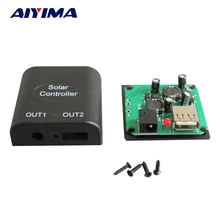 AIYIMA 2Pcs Solar Panel Cells DIY USB DC12V2A Solar Controller Powerbank Bateria Externa De Celular Painel Solar Panel China