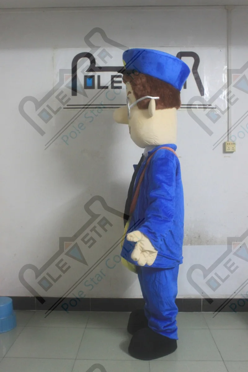 Синие костюмы желтый рюкзак postman pat талисман костюм с героями мультфильмов